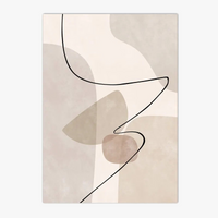 Tableau  art mural abstrait géométrique moderne pour décoration intérieure