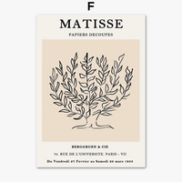 art mural boho feuilles lune fleur abstrait pour décoration intérieure