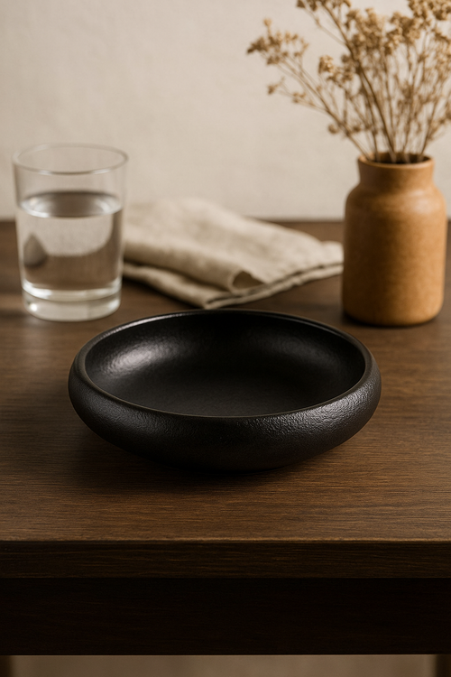 Assiette ceramique emaillee style coreen 15 cm - vue 2 sur 2