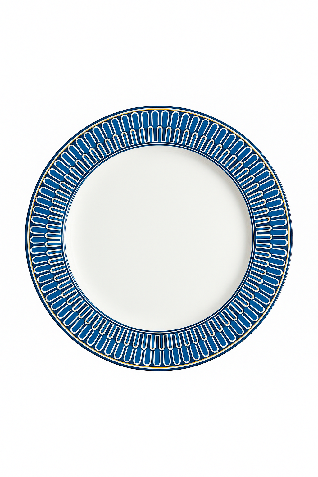 Assiette ceramique style europeen motif blue seal luxe - vue 2 sur 2