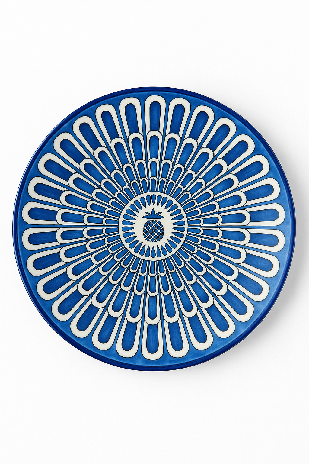 Assiette céramique style européen motif élégant thé - vue 2 sur 2