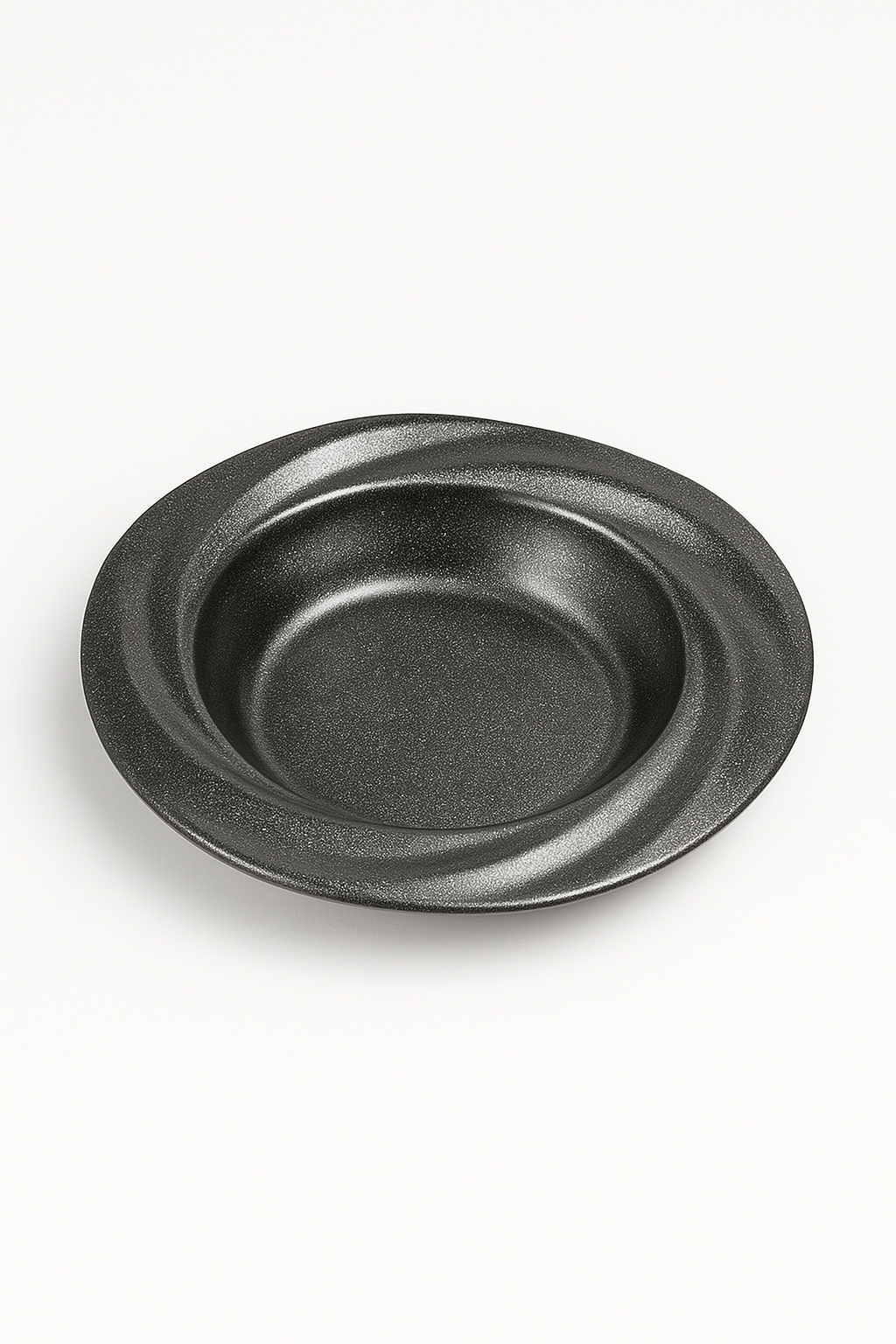 assiette creuse retro inox pour salade pates dessert