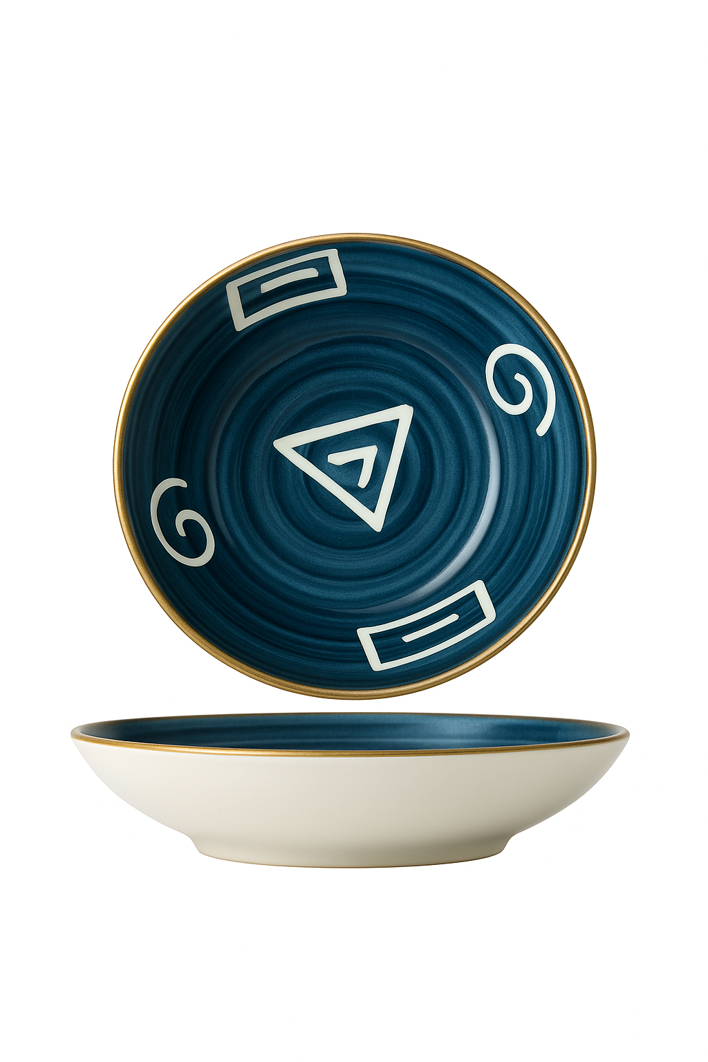 Assiette japonaise porcelaine profonde 18 cm pour soupe - vue 2 sur 2
