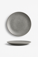 Assiette plate acier inoxydable style industriel camping