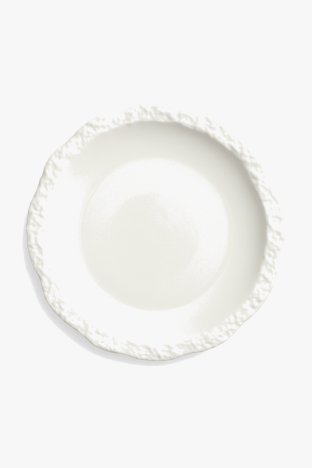 Assiette plate céramique forme irrégulière style moderne cuisine