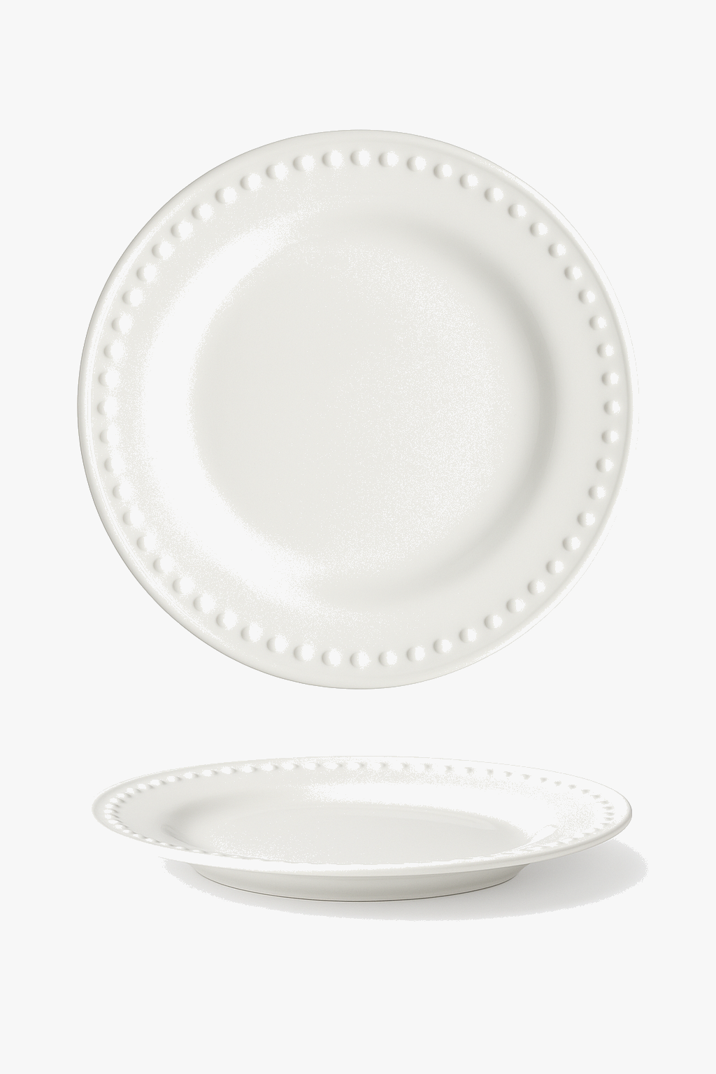 Assiette ronde en céramique style rétro vaisselle décorative