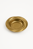 Assiette salade inox retro style restaurant dessert profond