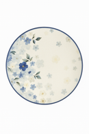 Assiettes ceramique emaillee motif floral style japon quotidien