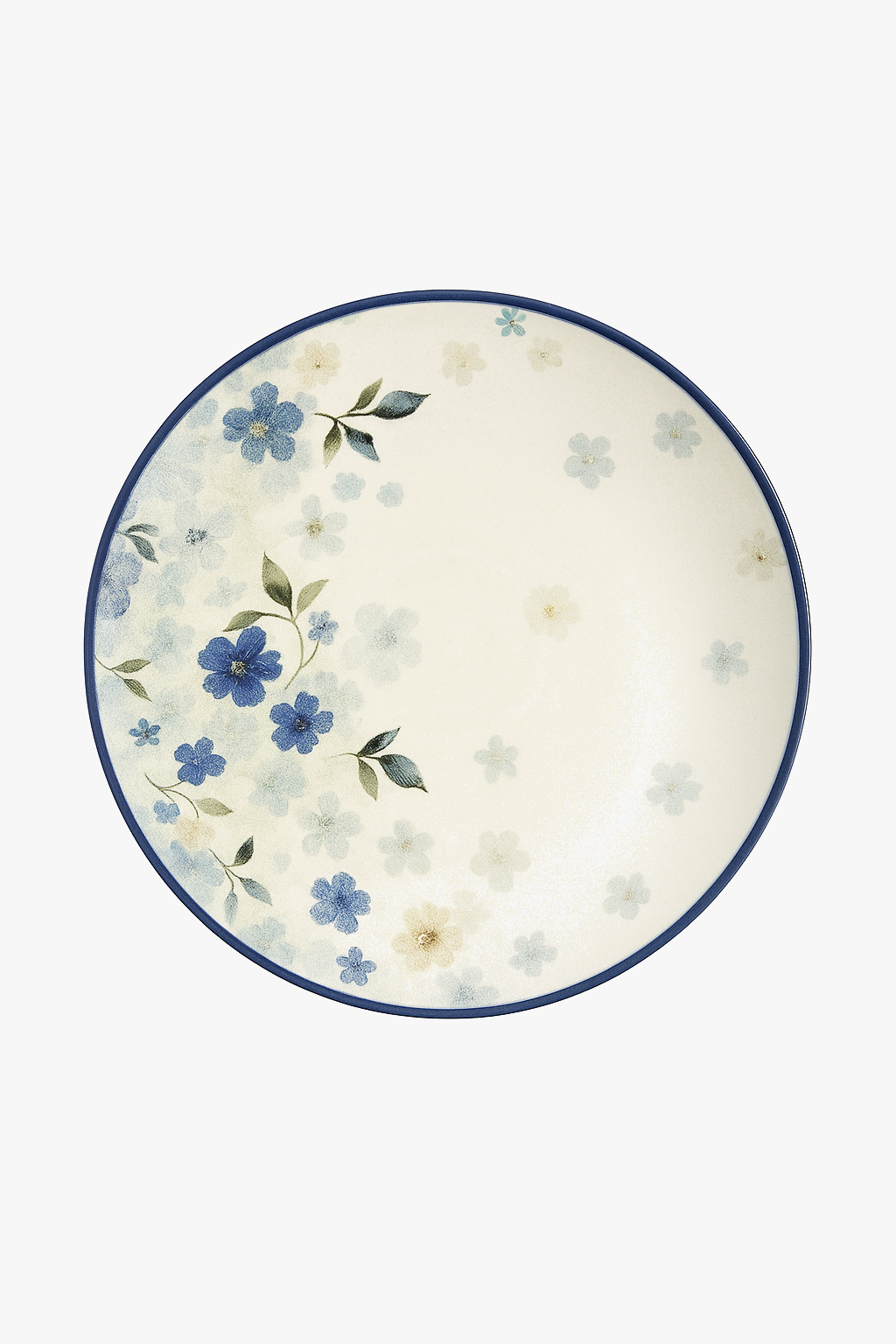 Assiettes ceramique emaillee style floral japonaises cuisine