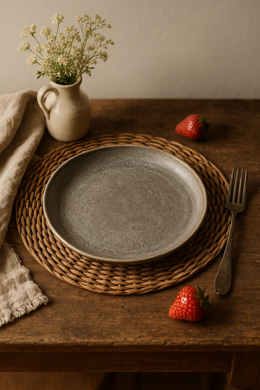 Assiettes inox style industriel rétro plateaux repas café - vue 2 sur 2