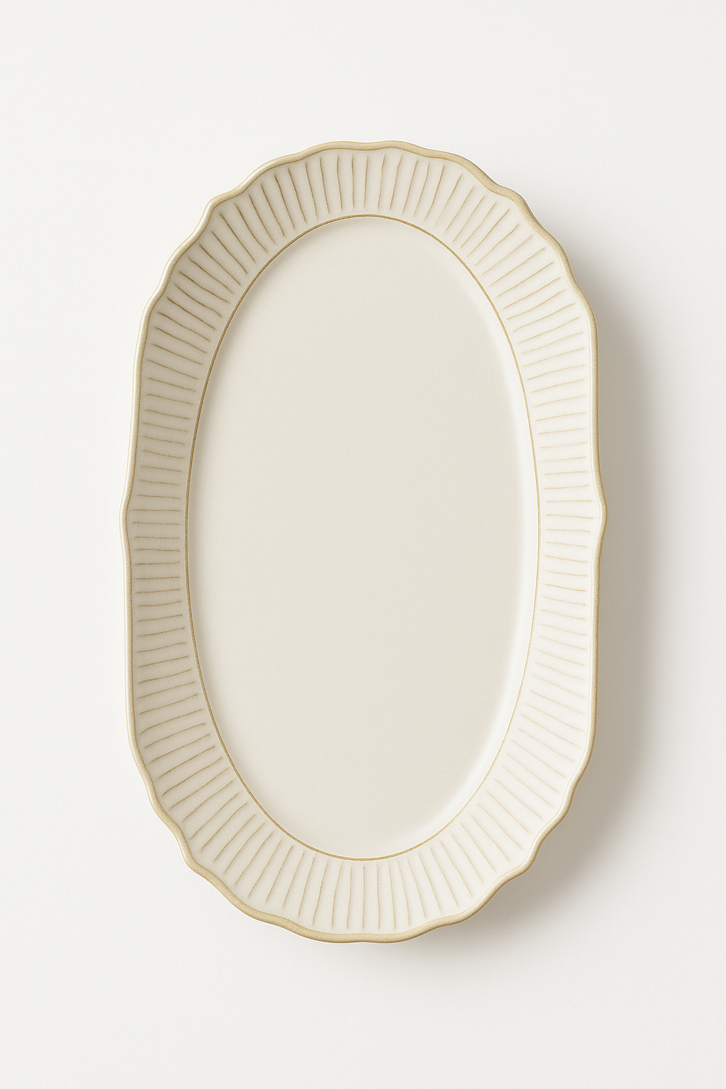 Assiettes plates céramique relief style rétro restaurant