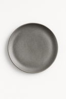 Assiettes plates nordiques vintage en acier inoxydable
