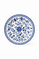 Assiettes poisson porcelaine jingdezhen motif floral chinois
