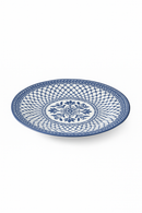 Assiettes porcelaine jingdezhen motif floral poisson 15 30