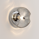 Bauhaus Glass Wall Lamp with the Effect on the Wall Clear Smoke Gray Amber Sconce Living Room Decorative Wall Light Hotel Aisle