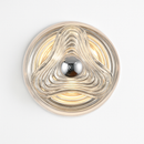 Bauhaus Glass Wall Lamp with the Effect on the Wall Clear Smoke Gray Amber Sconce Living Room Decorative Wall Light Hotel Aisle