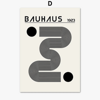 boho abstrait bauhaus géométrie nordique affiches art toile décor