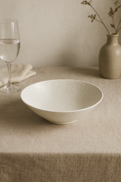 Bol céramique texture roche style restaurant polyvalent cuisine - vue 2 sur 2