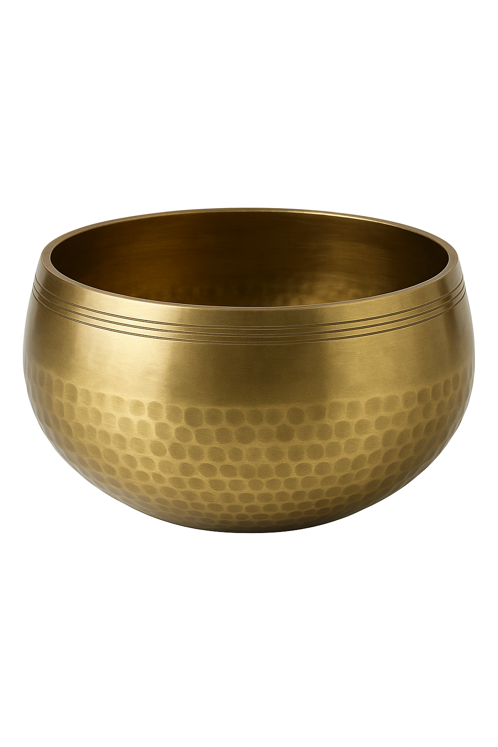 bol chantant tibetain laiton fait main meditation yoga - vue 2 sur 2