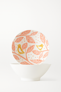 Bol ramen japonais ceramique motif floral 1 2l