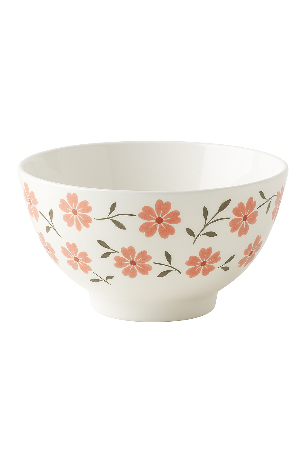 Bol ramen japonais ceramique motifs floraux 1 2l - vue 2 sur 2