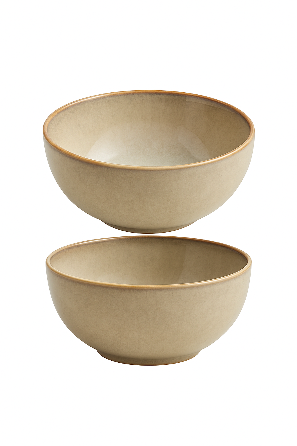 Bol salade céramique vintage bords irréguliers 14 cm - vue 2 sur 2