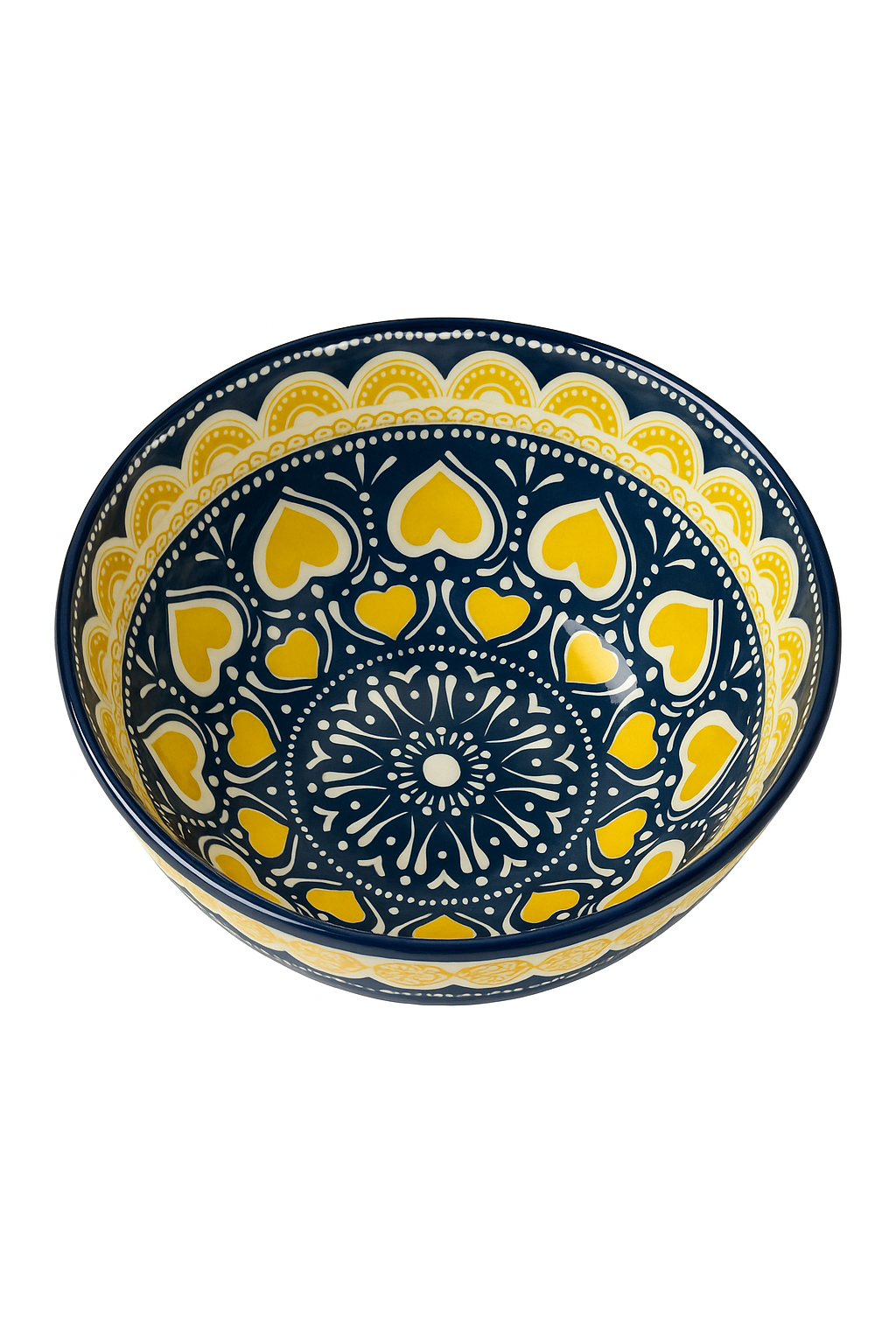 Bol soupe ceramique boheme motifs pour ramen salade