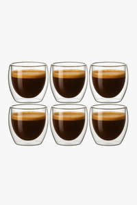 Borosilicate double paroi tasses isolantes lot 2