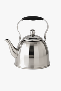 Bouilloire inox fleur infuseur poignée anti brulure miroir