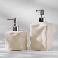 bouteille en céramique 600 ml pour lotion et savon désinfectant