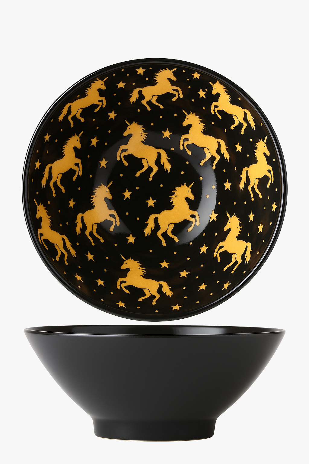 Bowl ramen japonais céramique motif floral 1 2l