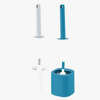 brosse de nettoyage pour toilettes avec support flexible