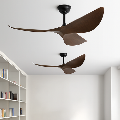 bureau moderne américain ventilateur de plafond sans lumière télécommande - vue 4 sur 7