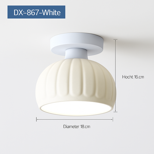 Céramique verre Led couloir plafonnier pour allée couloir vestiaire balcon nordique E27 acrylique lustre reste luminaires - vue 17 sur 23