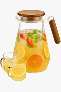 carafe eau verre epais grande capacite resistante chaleur