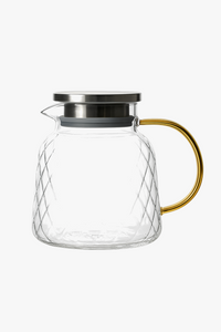 Carafe en verre résistant chaleur avec poignée