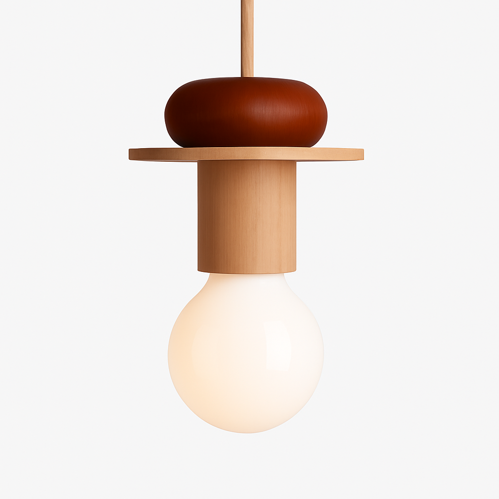 Couleur nordique bois suspension LED lumière cuisine suspension lampe Restaurant plafond lustre Luminaire chambre maison déco Luminaire - vue 11 sur 15