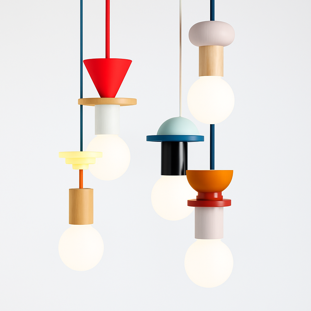 Couleur nordique bois suspension LED lumière cuisine suspension lampe Restaurant plafond lustre Luminaire chambre maison déco Luminaire - vue 2 sur 15