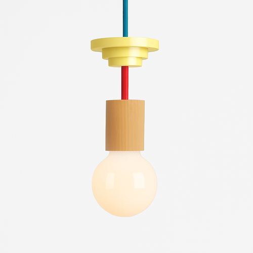 Couleur nordique bois suspension LED lumière cuisine suspension lampe Restaurant plafond lustre Luminaire chambre maison déco Luminaire - vue 10 sur 15