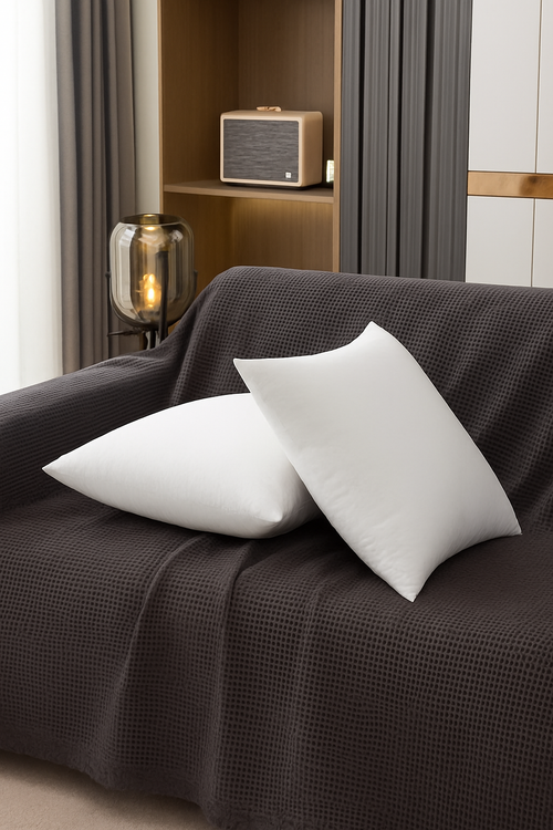 coussin classique 45x45cm en coton doux pour le confort - vue 3 sur 7