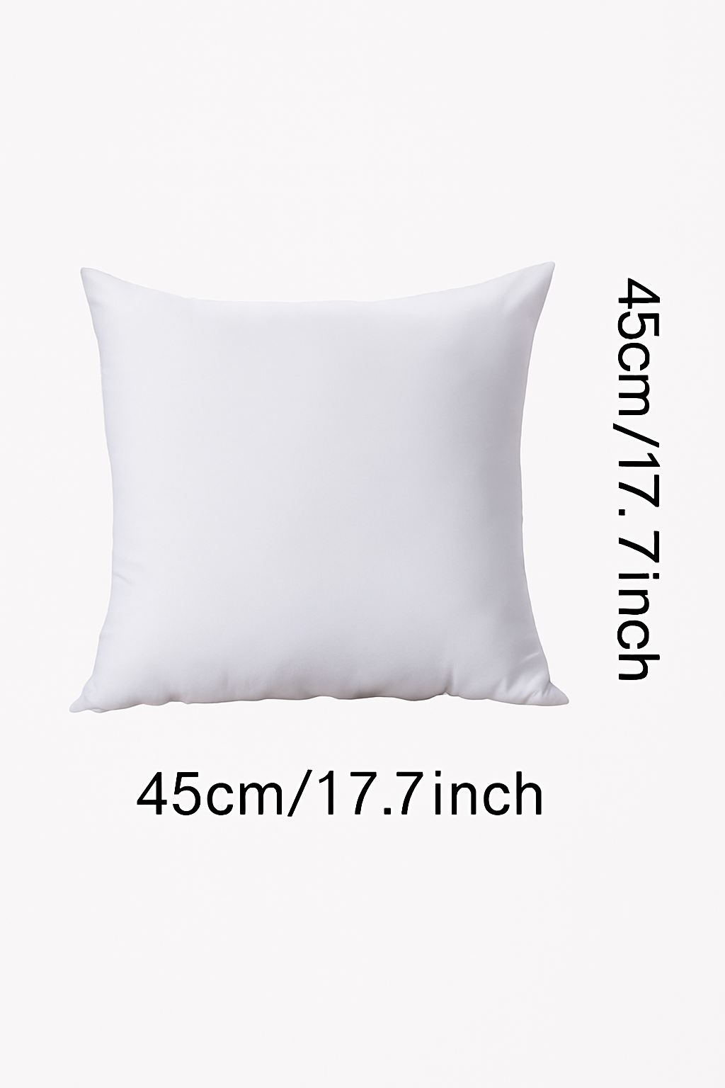 coussin classique 45x45cm en coton doux pour le confort