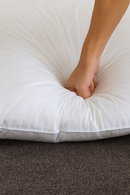 coussin en duvet d'oie hypoallergénique pour un confort optimal