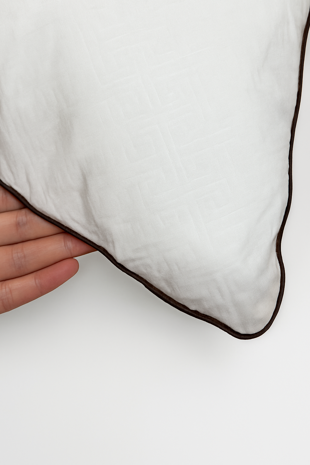 coussin en tissu brossé gaufré 45x45 et 35x55 cm garnissage coton PP - vue 4 sur 4
