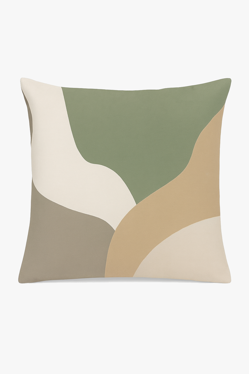 coussin à motif végétal vert pour décoration intérieure confortable