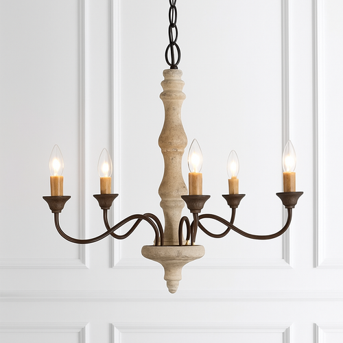 Créatif américain rétro français bois lustre Restaurant chez l'habitant chambre lampe nordique maison salon cuisine suspension lampe - vue 5 sur 7