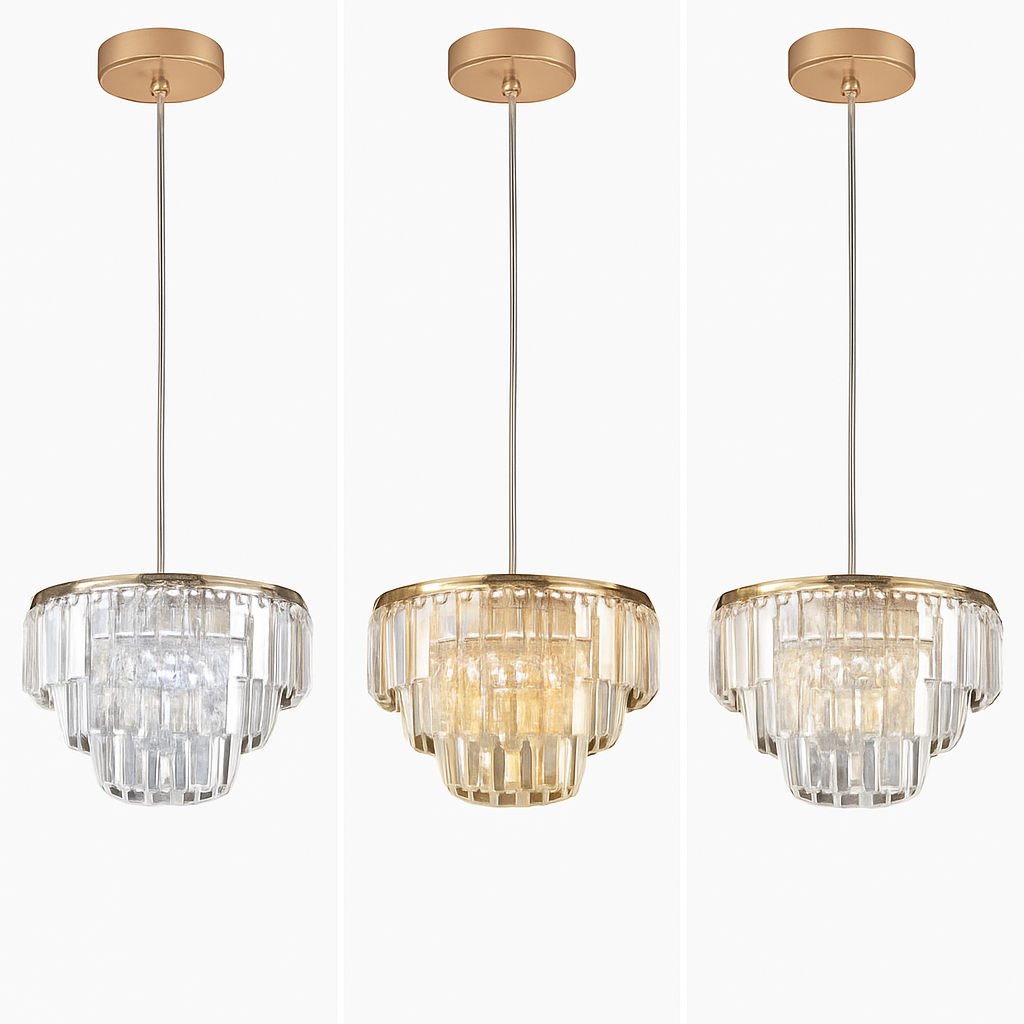 Cristal K9 LED plafonnier moderne suspension lumière maison déco suspendus luminaires cuisine salle à manger salon lustre lampes - vue 5 sur 8