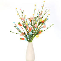 décoration florale artificielle pour Pâques et printemps