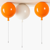 D300mm ball shape ceiling light, beautiful children bedroom ballon lamp, foyer colorful decoration lighting