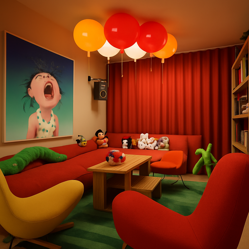 D300mm ball shape ceiling light, beautiful children bedroom ballon lamp, foyer colorful decoration lighting - vue 5 sur 5