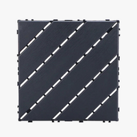 Dalle sol exterieur clipsable plastique impermeable 30x30cm